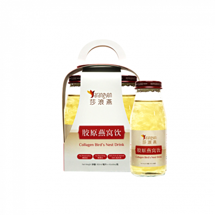 Buy SARANGYAN Collagen Bird's Nest Drink (4x180ml) HaiO Chain Store