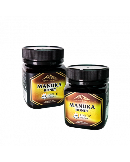 Mount Dewitt Manuka Honey UMF 5+ (2 bottles)