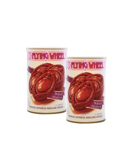 【FLYING WHEEL】PREMIUM BRAISED ABALONE (10PCS X 2 CANS) 