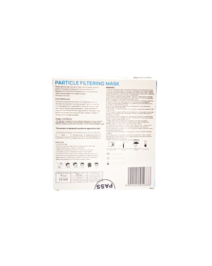 ACECHEM Protective Respirators Particle Filtering FF92 Mask (10's)
