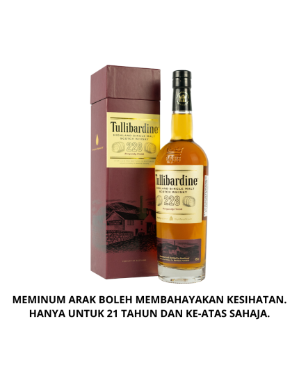 TULLIBARDINE Burgundy Finished Highland Single Malt Scotch Whisky 43% (700ml)