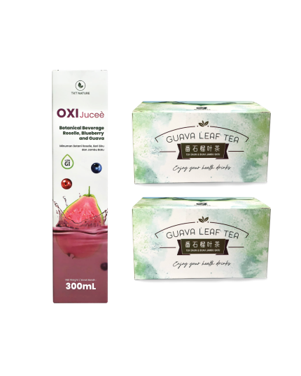 【PACKAGE 1+2】TKT Nature OXI Juceè (300ml) + DIABETEA GUAVA LEAF TEA (2G X 30&#039;S)