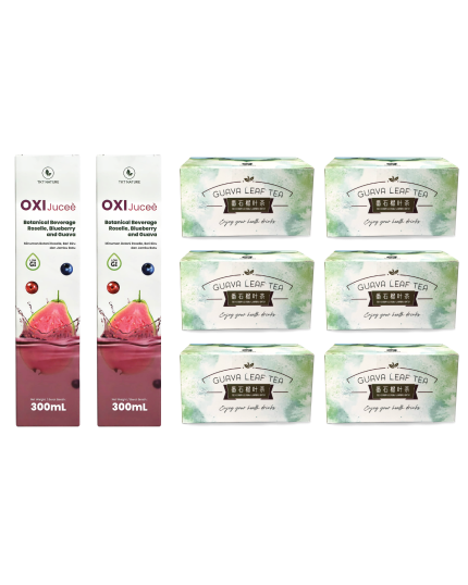 【PACKAGE 2+6】TKT Nature OXI Juceè (300ml) + DIABETEA GUAVA LEAF TEA (2G X 30&#039;S)