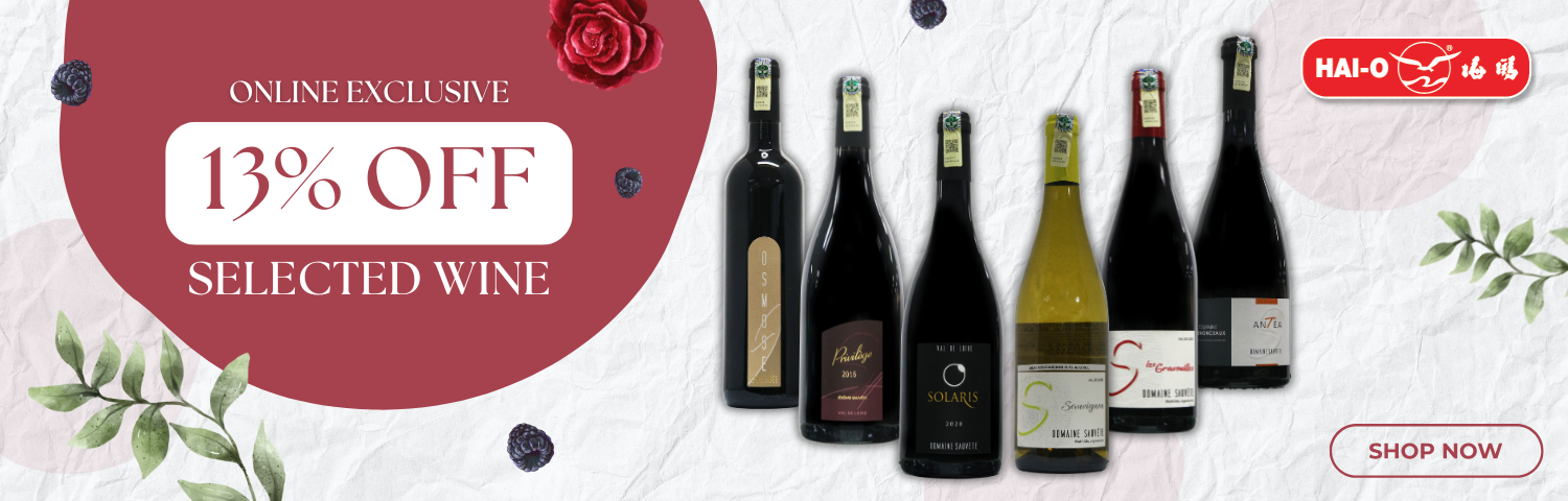 Selected Wine 13% OFF